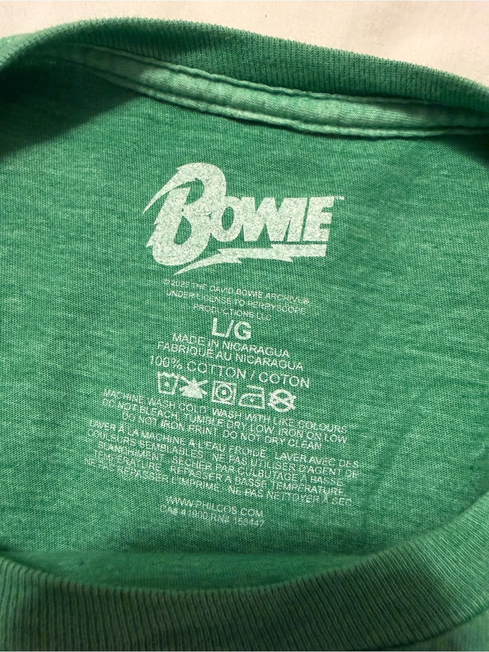 Buckle Green Graphic 'Space Oddity' David Bowie Tee - Picture 3 of 3